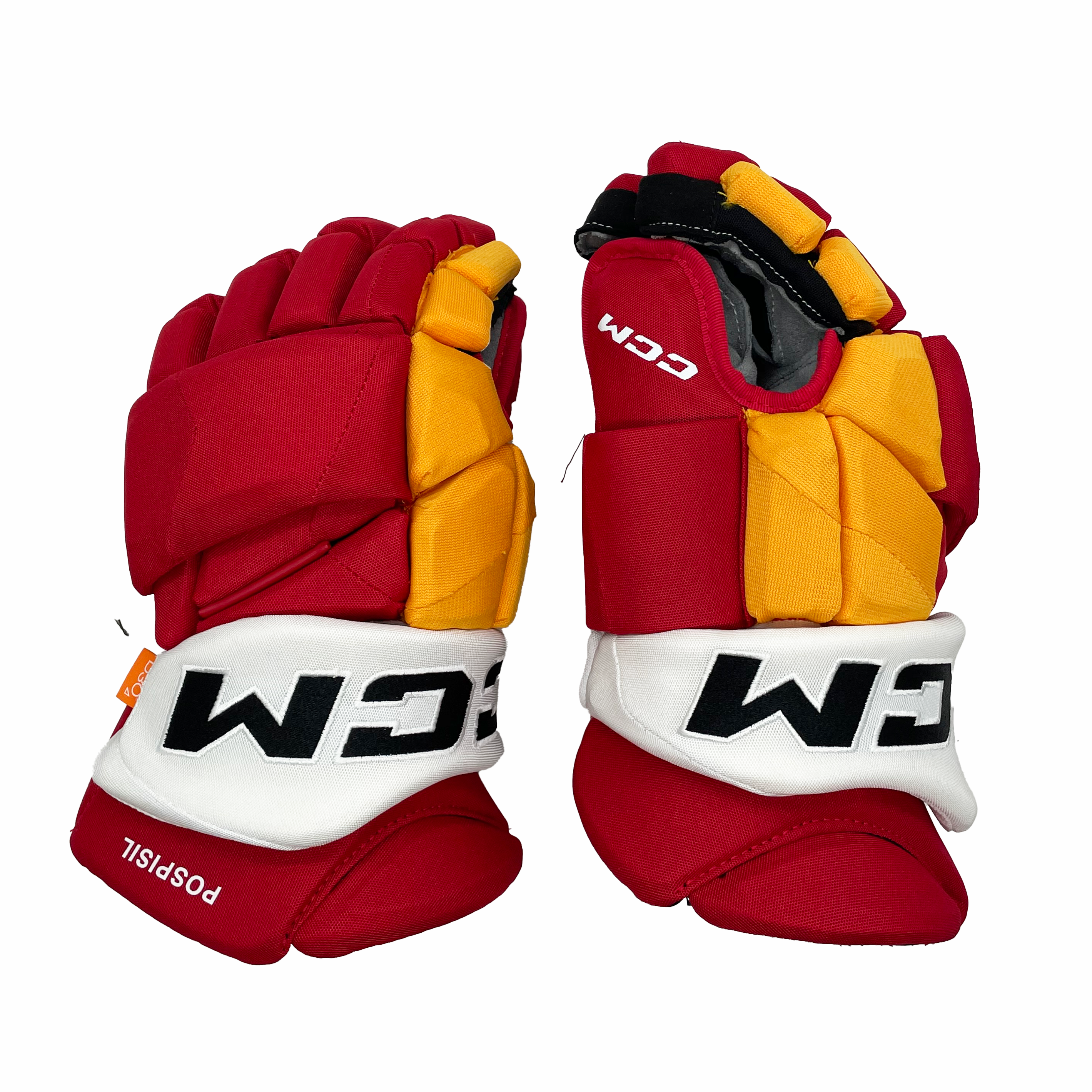 CCM HGJSPP - Gant NHL Pro Stock - Martin Pospisil (Rouge/Jaune/Blanc)